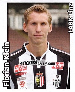 Sticker Florian Klein - Österreichische Fußball-Bundesliga 2008-2009 n. 156 - Panini