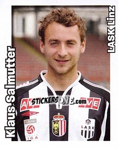 Sticker Klaus Salmutter - Österreichische Fußball-Bundesliga 2008-2009 n. 158 - Panini