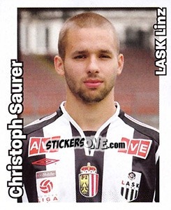 Sticker Christoph Saurer - Österreichische Fußball-Bundesliga 2008-2009 n. 159 - Panini