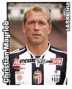 Sticker Christian Mayrleb - Österreichische Fußball-Bundesliga 2008-2009 n. 162 - Panini