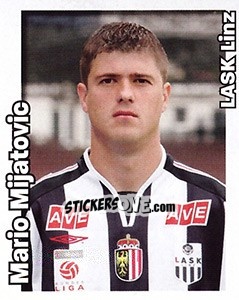 Sticker Mario Mijatovic - Österreichische Fußball-Bundesliga 2008-2009 n. 163 - Panini