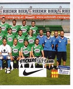 Sticker Mannschaft - Österreichische Fußball-Bundesliga 2008-2009 - Panini
