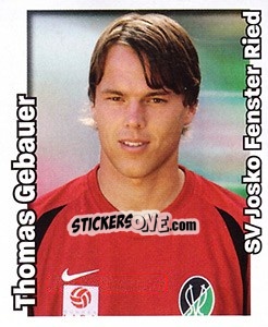 Sticker Thomas Gebauer - Österreichische Fußball-Bundesliga 2008-2009 - Panini