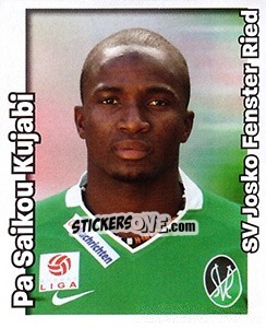 Figurina Pa Saikou Kujabi - Österreichische Fußball-Bundesliga 2008-2009 n. 178 - Panini