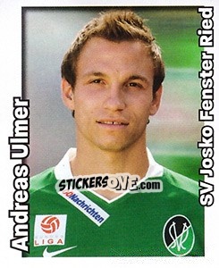 Cromo Andreas Ulmer - Österreichische Fußball-Bundesliga 2008-2009 - Panini
