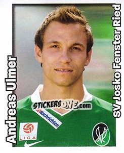 Sticker Andreas Ulmer - Österreichische Fußball-Bundesliga 2008-2009 n. 180 - Panini