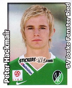 Cromo Peter Hackmair - Österreichische Fußball-Bundesliga 2008-2009 - Panini