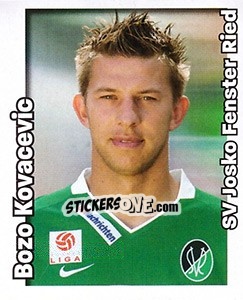 Sticker Bozo Kovacevic - Österreichische Fußball-Bundesliga 2008-2009 - Panini