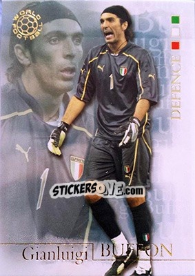 Sticker Gianluigi Buffon - World Football 2004 n. 1 - Futera