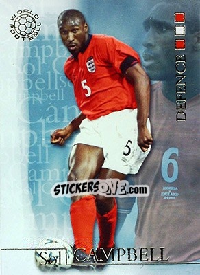 Sticker Sol Campbell - World Football 2004 - Futera