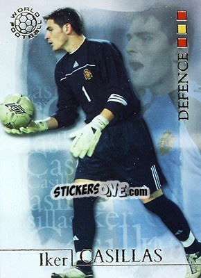 Cromo Iker Casillas - World Football 2004 - Futera