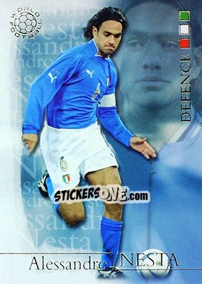 Sticker Alessandro Nesta - World Football 2004 n. 10 - Futera