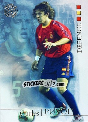 Cromo Carles Puyol - World Football 2004 - Futera