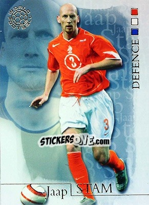 Sticker Jaap Stam - World Football 2004 - Futera