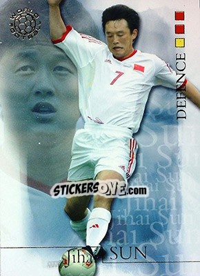 Sticker Jihai Sun - World Football 2004 - Futera