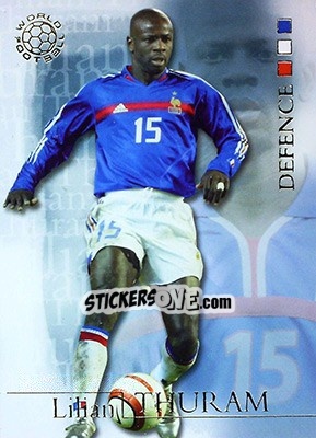 Sticker Lilian Thuram - World Football 2004 n. 14 - Futera