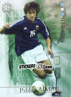 Sticker Pablo Aimar - World Football 2004 - Futera