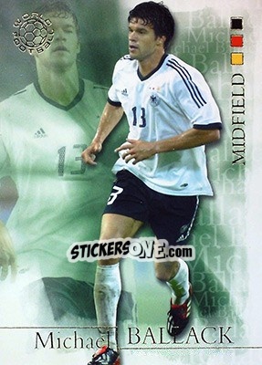 Sticker Michael Ballack - World Football 2004 n. 17 - Futera