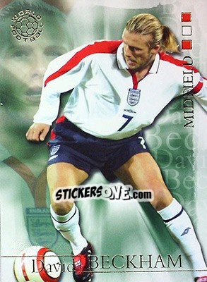 Sticker David Beckham - World Football 2004 n. 18 - Futera