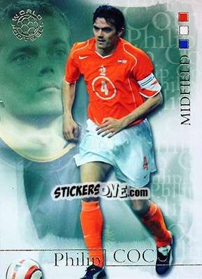 Sticker Philip Cocu - World Football 2004 n. 19 - Futera