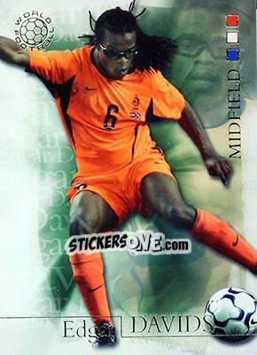 Sticker Edgar Davids - World Football 2004 - Futera
