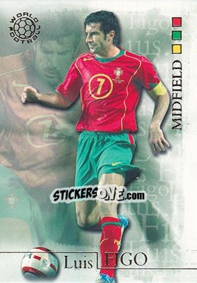 Sticker Luis Figo - World Football 2004 n. 23 - Futera
