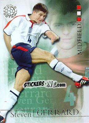 Sticker Steven Gerrard - World Football 2004 n. 24 - Futera