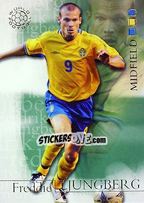 Sticker Fredrik Ljungberg - World Football 2004 n. 30 - Futera