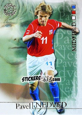 Sticker Pavel Nedved - World Football 2004 n. 31 - Futera