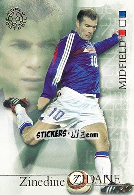 Sticker Zinedine Zidane - World Football 2004 n. 39 - Futera