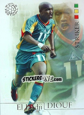 Sticker El-Hadji Diouf - World Football 2004 - Futera