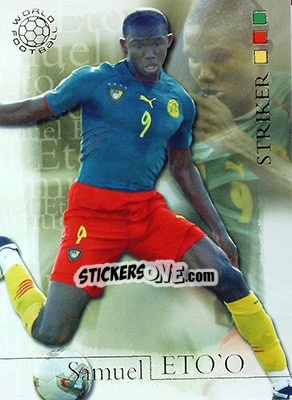 Sticker Samuel Eto'O - World Football 2004 n. 42 - Futera