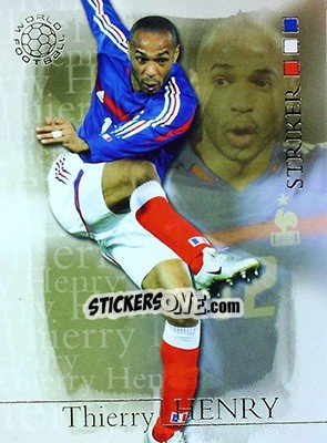 Sticker Thierry Henry - World Football 2004 - Futera