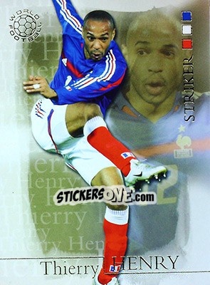 Sticker Thierry Henry - World Football 2004 n. 43 - Futera