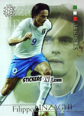 Sticker Filippo Inzaghi - World Football 2004 n. 44 - Futera