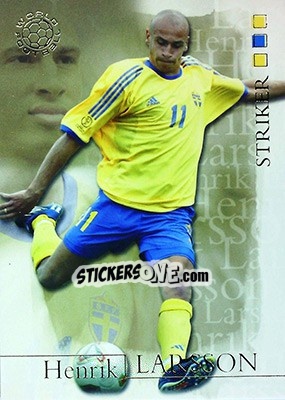 Sticker Henrik Larsson - World Football 2004 n. 46 - Futera
