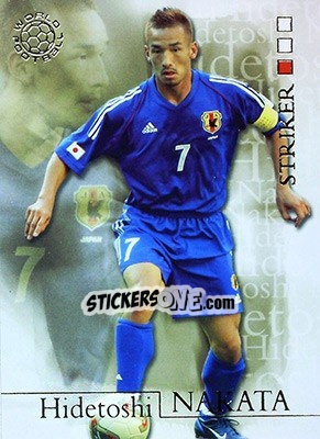 Sticker Hidetoshi Nakata - World Football 2004 - Futera