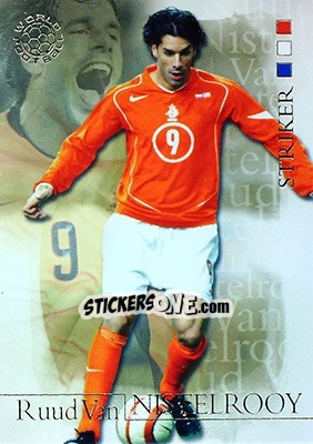 Cromo Ruud Van Nistelrooy - World Football 2004 - Futera