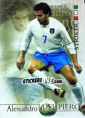 Sticker Alessandro Del Piero - World Football 2004 n. 53 - Futera
