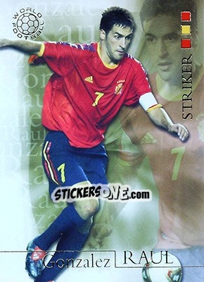 Sticker Gonzalez Raul - World Football 2004 - Futera