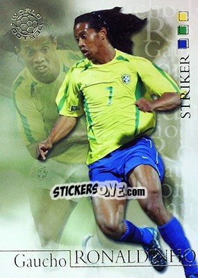 Sticker Gaucho Ronaldinho - World Football 2004 n. 55 - Futera