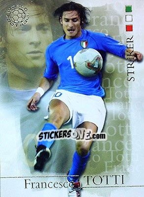 Sticker Francesco Totti - World Football 2004 n. 61 - Futera