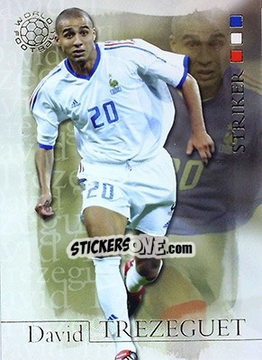 Sticker David Trezeguet - World Football 2004 - Futera