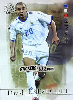 Sticker David Trezeguet - World Football 2004 n. 62 - Futera