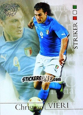 Sticker Christian Vieri - World Football 2004 n. 63 - Futera
