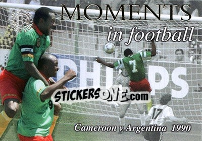Sticker Cameroon v Argentina - World Football 2004 - Futera