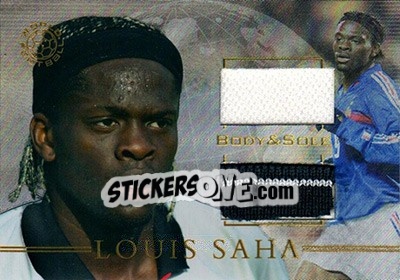 Cromo Louis Saha - World Football 2004 - Futera