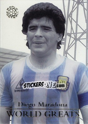 Sticker Diego Maradona - World Football 2004 n. WG3 - Futera