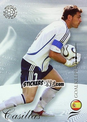 Cromo Casillas Iker - World Football 2007 - Futera