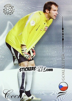 Sticker Cech Petr - World Football 2007 - Futera